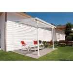 Palram toit terrasse feria alu et polycarbonate - 3x3 m - blanc Palram toit terrasse feria alu et polycarbonate - 3x3 m - blanc