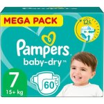 Pampers baby - dry taille 7 60 couches