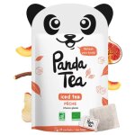 Panda tea - iced tea - infusion glac�e - parfum p�che - bio - 28 sachets