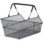 Panier arri�re - basil - cento multi - system - acier maille fine - noir - compatible mik / racktime ...
