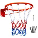 Panier de basket ensemble de panier de basket mural planche de basket ball en acier lourd de 45 cmfacile ...