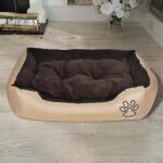 Panier pour chien - m - qim - taille m 65x48x18 cm - coussin rembourr� �pais - hydrofuge antid�rapant ...