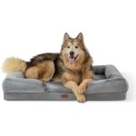 Panier chien grande taille - canap� chien orthopedique et dehoussable lit pour chien lavable anti - d�rapant ...