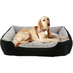 Panier pour chien lavable avec coussin rversible et dhoussable canap pour chien lit pour chiens ou ...
