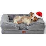Panier chien moyen taille - canap� chien orthopedique et dehoussable lit pour chien lavable anti - d�rapant ...