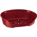 Panier - corbeille siesta deluxe taille 2 - 49 * 36 * 175 cm - bordeaux - ferplast