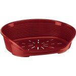 Panier - corbeille siesta deluxe taille 6 - 705 * 52 * 23 cm - bordeaux - ferplast