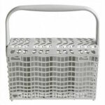 Panier � couverts - arthur martin - gris - pour lave - vaisselle asf4125