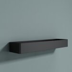 Panier de douche noir mat sogood 50cm serviteur de douche en acier inoxydable rangement  suspendre tagre ...