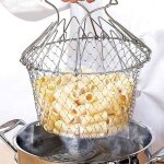 Panier  frirepanier de chef en acier inoxydable cran de cuisine en acier inoxydable utilis pour les ...