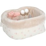 Panier de jouets pour enfants - arias - accessoires inclus - �ponge - t�tine avec cha�ne - couche - chaussette ...