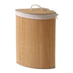 Calicosy - panier à linge dangle en bambou - h60 cm - bois clair Calicosy - panier à linge dangle en bambou - h60 cm - bois clair