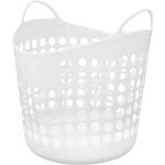 Panier À linge panier À linge en plastique 30l poubelle ronde portable avec poignées de transport organisateur ... Panier À linge panier À linge en plastique 30l poubelle ronde portable avec poignées de transport organisateur ...