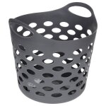 Five simply smart - panier à linge rond - 28 l - gris Five simply smart - panier à linge rond - 28 l - gris