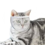 Panier à muselière pour chat - inf - white m - transparent - douce - empêche les morsures Panier à muselière pour chat - inf - white m - transparent - douce - empêche les morsures