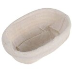Panier � pain ovale en rotin banneton pour p�tisserie 17 x 12 x 6 cm