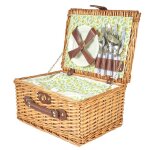 Panier de pique nique - cook concept - marron - 4 personnes