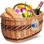 Panier pique - nique - creative home - creative home - osier 100% naturel - tress� main - poign�e