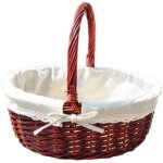 Panier de pique - nique panier en osier panier tress� panier panier pique - nique panier en osier panier ...