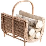 Paniers et porte - bûches pour cheminées en osier naturel Paniers et porte - bûches pour cheminées en osier naturel