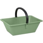 Panier de ramassage 18l � vendange et r�colte - vert cactus - avec anse
