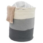 Panier de rangement 38x46 50l corbeille  linge en osier panier  jouets rond