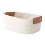 Panier rangement panier de rangement salle de bain petit paniers de rangement en corde de coton tress� ...