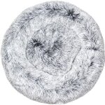 Coussin pour animaux - rond - 50 cm - gris dégradé - confortable et doux Coussin pour animaux - rond - 50 cm - gris dégradé - confortable et doux