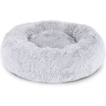 Panier rond pour chien coussin chat panier donut 50 cm (m) gris clair Panier rond pour chien coussin chat panier donut 50 cm (m) gris clair
