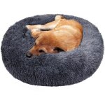 Panier rond chien coussin chat panier donut panier chien lit pour chat chien extra - doux confortable ...