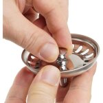 Panier � tamis pour �vier avec � 80 mm 40 mm broche bouchon de panier en acier inoxydable tamis pour ...