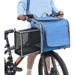 Panier de v�lo pour animaux - dema - sac de transport 4 en 1 - fen�tres de ventilation en filet