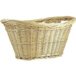 Pani�re � linge en osier blanc