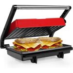 Panini grill �lectrique plancha et appareil � sandwich presses � panini plaques anti - adh�sives surface ...