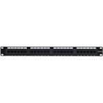 Panneau de brassage - legrand - cat6 utp - 24 ports - certification cat6 - noir