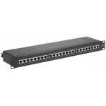 Panneau de brassage rj45 - cat6 stp 24 ports - 1u