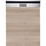 Fa�ade pour lave - vaisselle semi - int�grable eco chene naturel l 60 cm - cuisineandcie