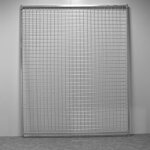 Panneau grillag premium pour chenil en kit 150 x 184 cm - kenilux gris