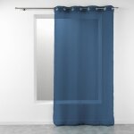 Rideau voilage �tamine telma 140x240cm bleu marine