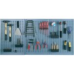 Panneau perfor� - k�pper - 70100 - acier - argent - 3 pi�ces