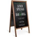 Panneau publicitaire en bois magnetique porte - affiche a1 ardoise stop trottoir d�coratif pour restaurant ...