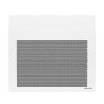 Radiateur rayonnant horizontal solius neo - atlantic - 1250w - blanc - aluminium