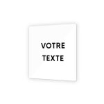 Plaque personnalise bote aux lettres - panneau signaltique pmma - personnalisable 1 ou 2 lignes - ...