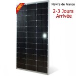 Panneau solaire 120 w 12 v jingyang pv cnmypv120(36)m166 panneaux solaires monocristallins