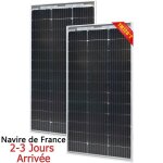 Panneau solaire bifacial 240w (2 panneaux de 120w) panneau solaire photovolta�que jingyang 12v