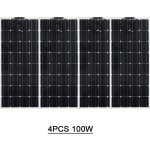 Panneau solaire flexible 300w 200w 100w etfe pet cellule pv photatique chargeur de batterie 12v 24v 400w ...