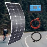 Panneau solaire kit complet 100w 200w 300w 400w flexible solar cell haute efficacit 23 pwm contrleur ...