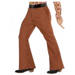 Pantalon homme groovy 70 marron - costume annes 70