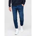 Pantalon jogger en jean - ombre - pour homme - bleu fonc�