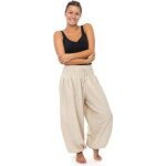 Pantalon yoga zen femme - fantazia - pantalon �lastique bouffant chanvre kalinko - blanc - large - adulte ...
